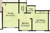 1 BHK Flat in Platinum Enclave in Makane Kapase, Palghar - Image 922933
