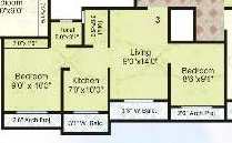 2 BHK Flat in Platinum Enclave in Makane Kapase, Palghar - Image 922936