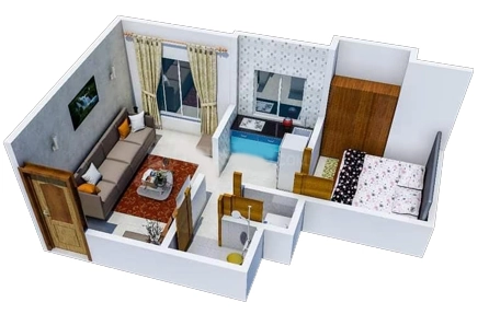 1 BHK Flat in Dharmi Samruddhi Residency Phase 1 in Saphale West, Palghar - Image 922941