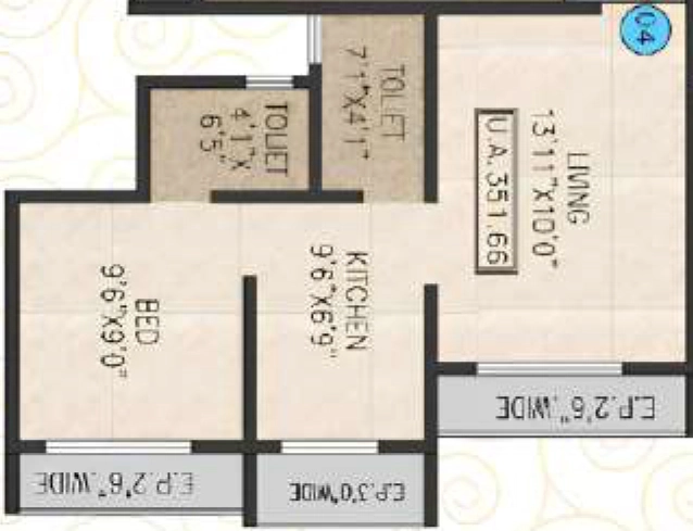 1 BHK Flat in KK Radha Nilaya in Naigaon East, Palghar - Image 923533