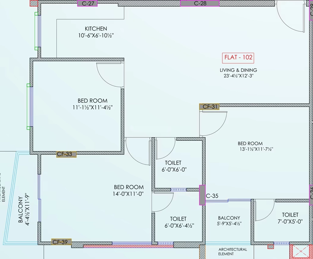 3 BHK Flat in CM Town Square 3 & 4 in Sanganer, Jaipur - Image 922949