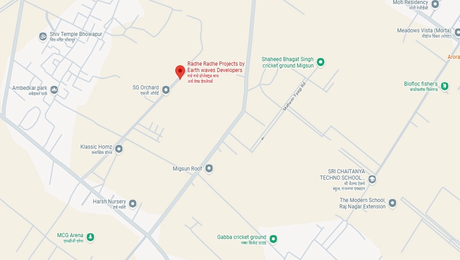 Location of Earthwaves Radhey Radhey - Image 414037