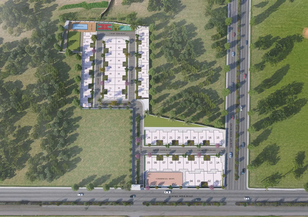 Master Plan of Nirvana Homes in Raj Nagar Extension, Ghaziabad - Image 414122