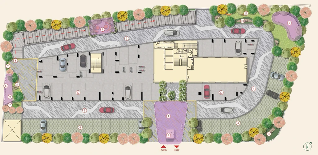 Master Plan of Lalpuria Pushpa Aangan in Mansarovar, Jaipur - Image 414145