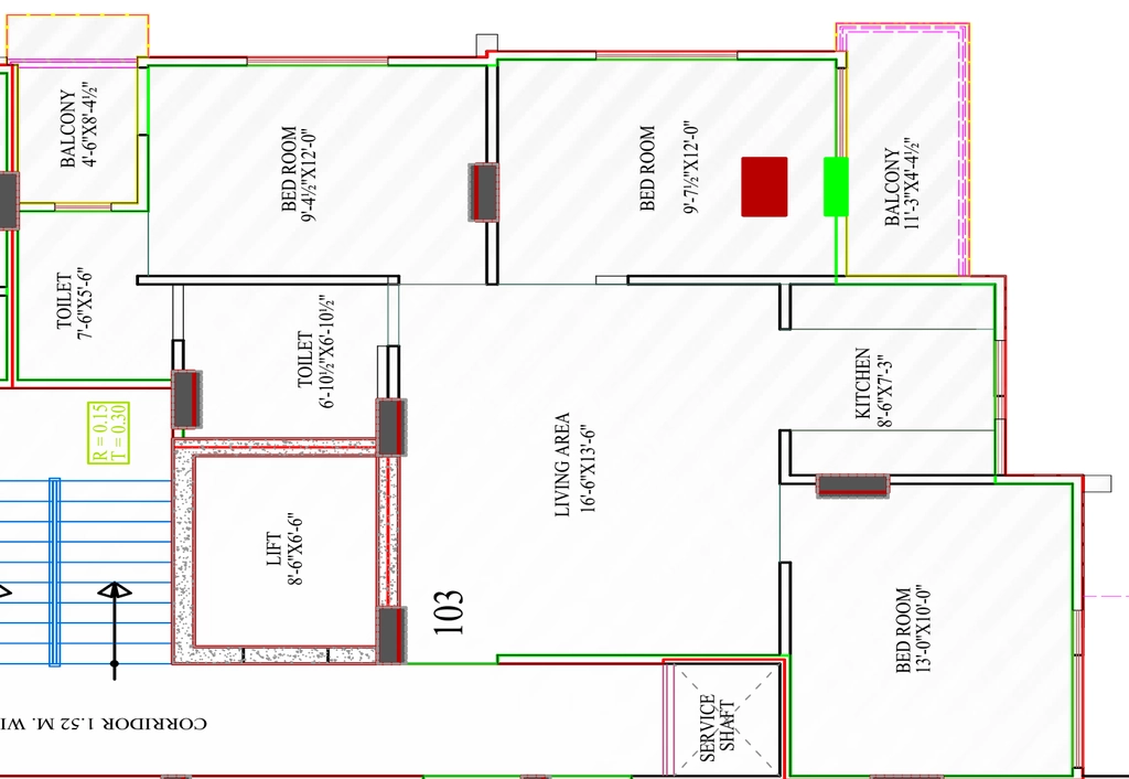 3 BHK Flat in Shivam Elite in Sanganer, Jaipur - Image 922988