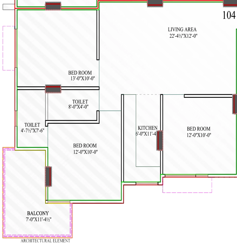 3 BHK Flat in Shivam Elite in Sanganer, Jaipur - Image 922989