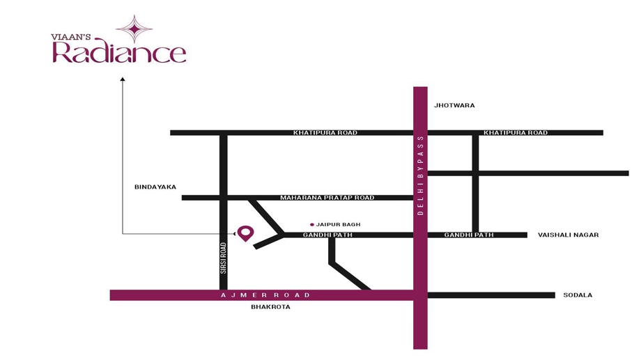 Location of Viaan Radiance - Image 414207