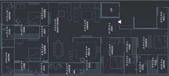 4 BHK Flat in Ganga Arham in Tilak Nagar, Jaipur - Image 923007