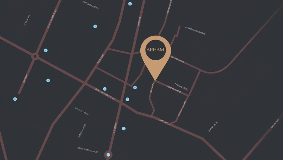 Location of Ganga Arham - Image 414215