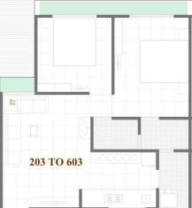 2 BHK Flat in Aai Royal Riyaz Residency in Ramol, Ahmedabad - Image 923014