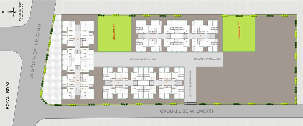 Master Plan of Aai Royal Riyaz Residency in Ramol, Ahmedabad - Image 414239