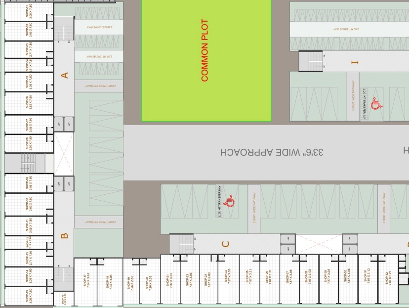 Floor Plan of Commercial Aai Royal Riyaz Residency in Ramol, Ahmedabad - Image 414245