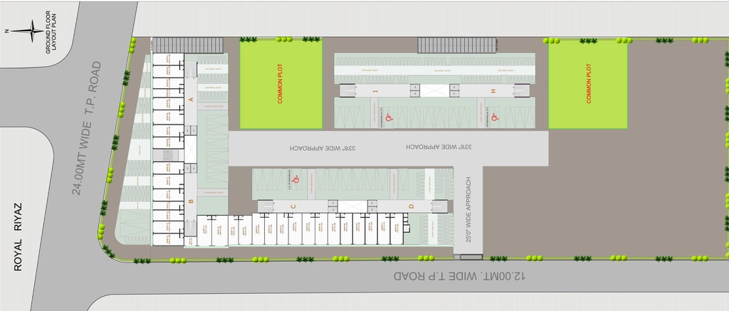 Master Plan of Commercial Aai Royal Riyaz Residency in Ramol, Ahmedabad - Image 414244
