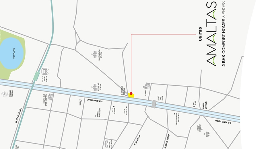 Location of Amadius United Amaltas - Image 414272