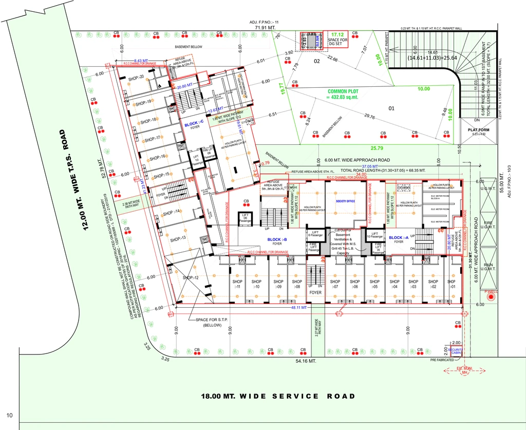 Master Plan of Amadius United Amaltas in Vastral, Ahmedabad - Image 414273
