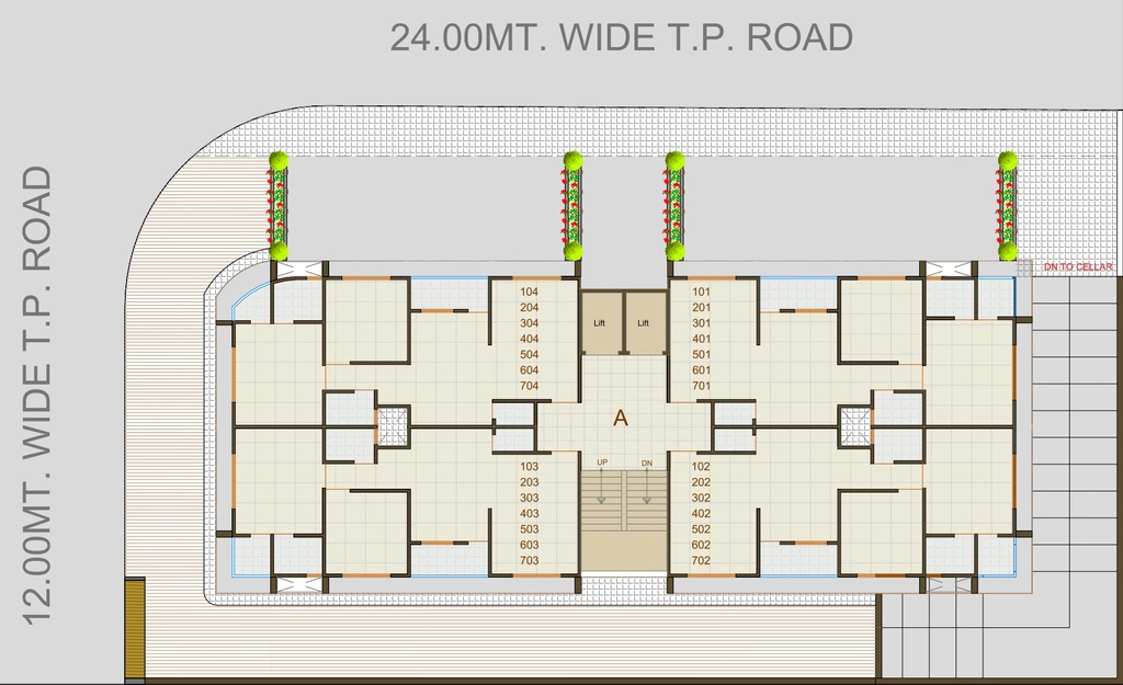 Master Plan of Amar Akshat Elegance in Odhav, Ahmedabad - Image 414285
