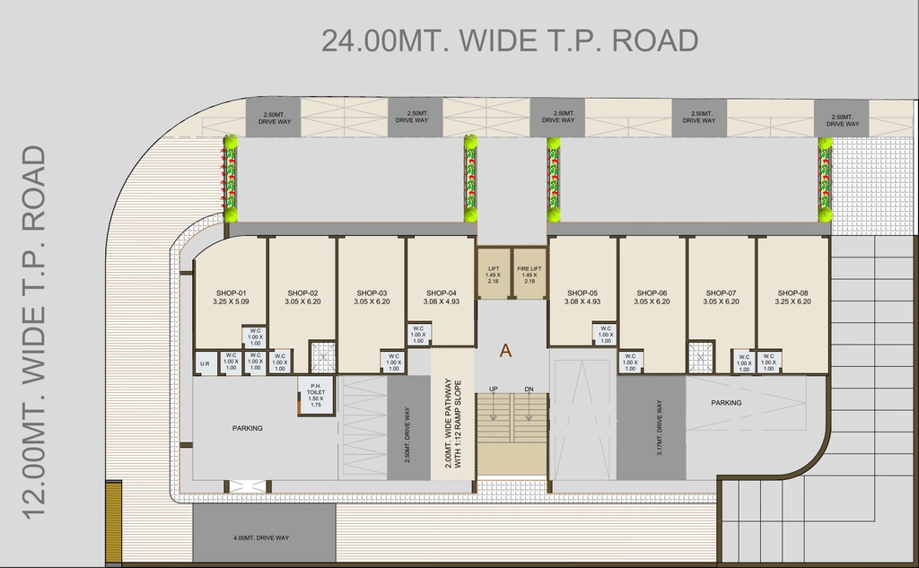 Master Plan of Commercial Amar Akshat Elegance in Odhav, Ahmedabad - Image 414290