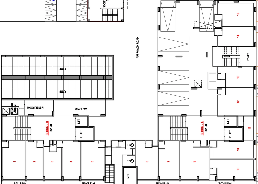 Floor Plan of Commercial Avis Aleeza Greens in Juhapura, Ahmedabad - Image 414307