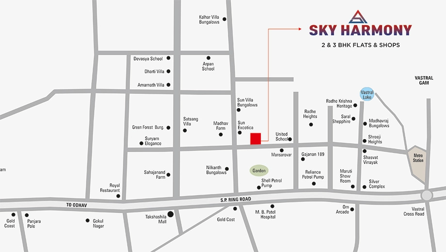 Location of Balaji Sky Harmony - Image 414310