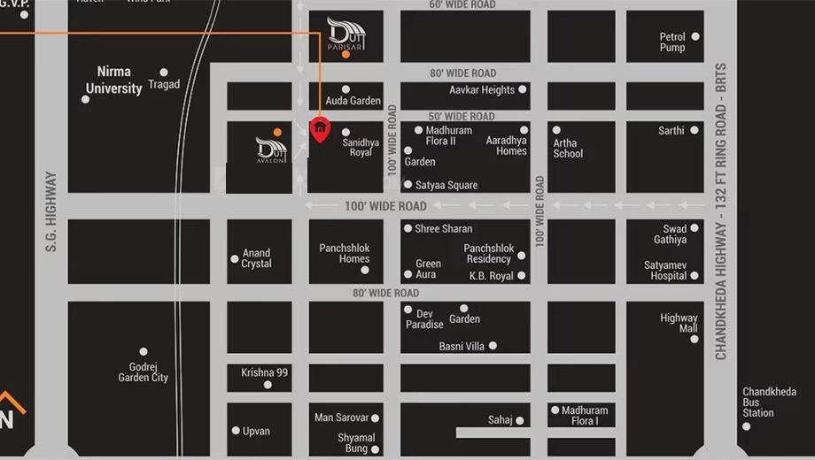 Location of Commercial Gopinath Dutt Paradise - Image 414320