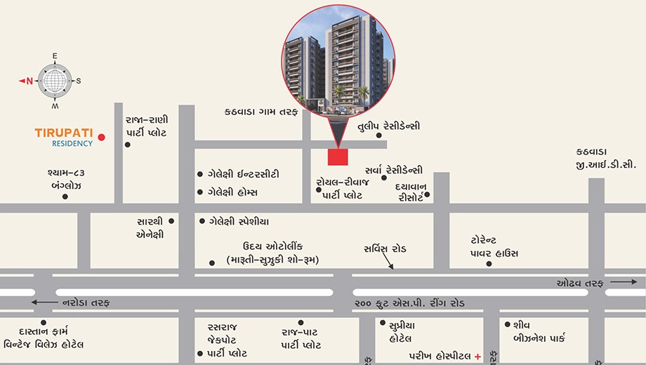 Location of Commercial Evergreen Jaldhara Residency - Image 414334