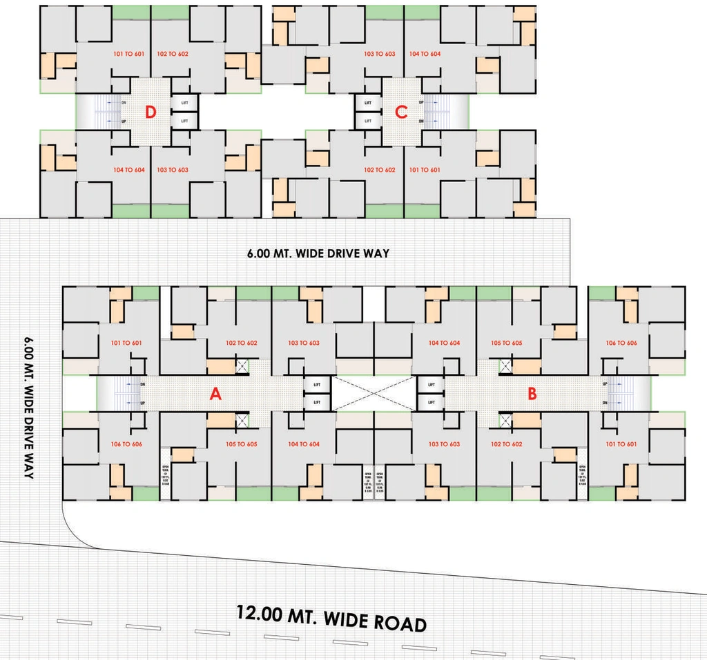 Master Plan of Commercial Gokulesh Sudama Avenue in Nana Chiloda, Ahmedabad - Image 414348