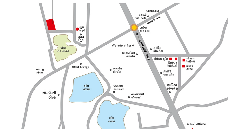Location of Commercial Kailas Bileshwar Heights - Image 414357