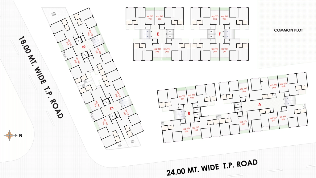 Master Plan of LG NB Sky in Kathwada, Ahmedabad - Image 414367