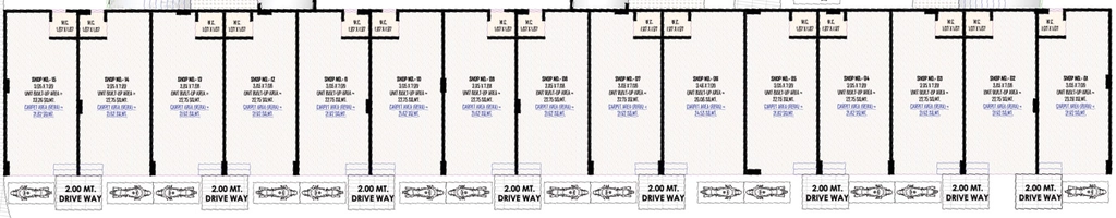 Floor Plan of Commercial LG NB Sky in Kathwada, Ahmedabad - Image 414374