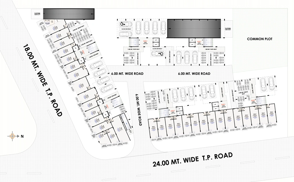 Master Plan of Commercial LG NB Sky in Kathwada, Ahmedabad - Image 414373