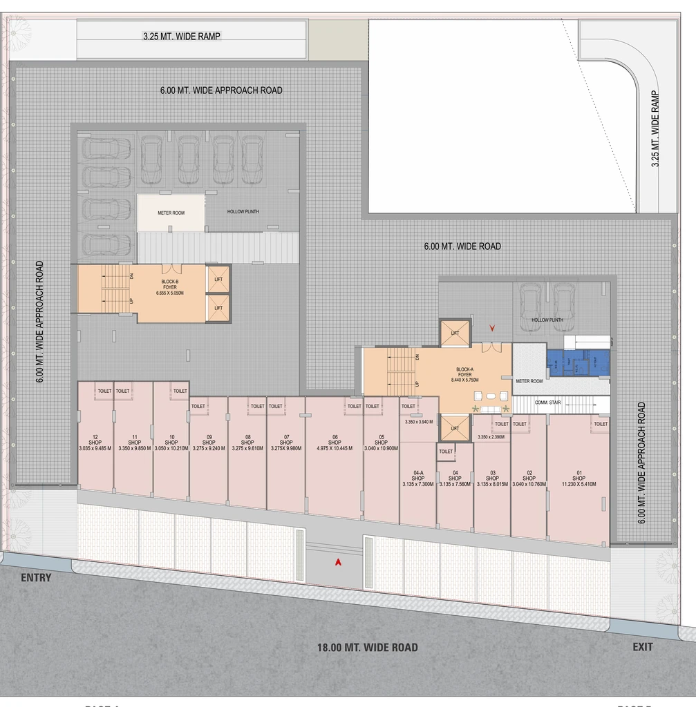 Master Plan of Mangal Murti Magnate Pearl in New Ranip, Ahmedabad - Image 414395