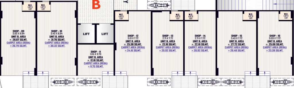 Floor Plan of Commercial Netra Vedrusha Residency in Singarwa, Ahmedabad - Image 414426