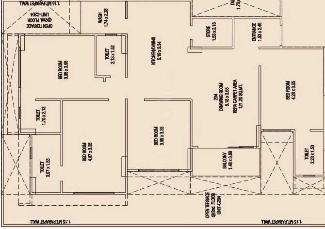 4 BHK Flat in Nilkanth Shypram Lavish in New Ranip, Ahmedabad - Image 923093