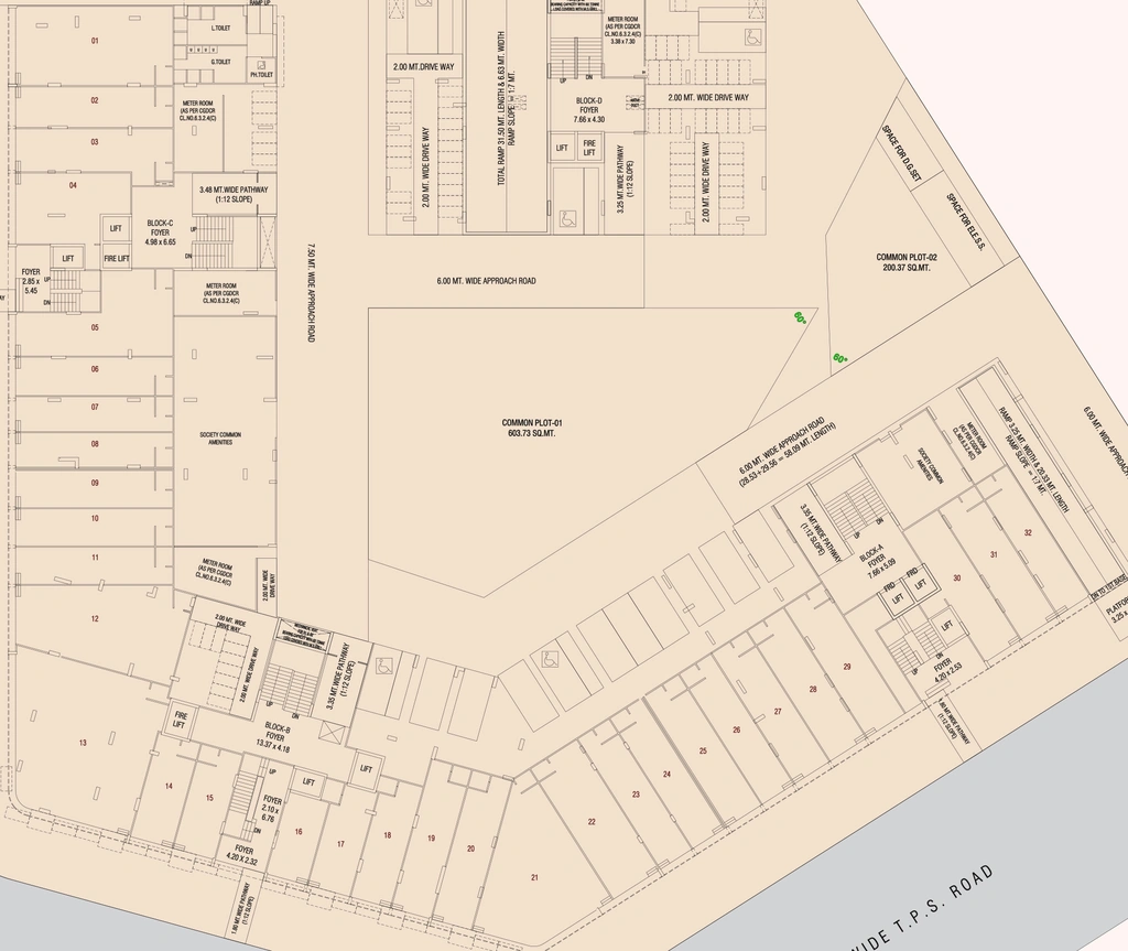 Floor Plan of Commercial Nilkanth Shypram Lavish in New Ranip, Ahmedabad - Image 414437