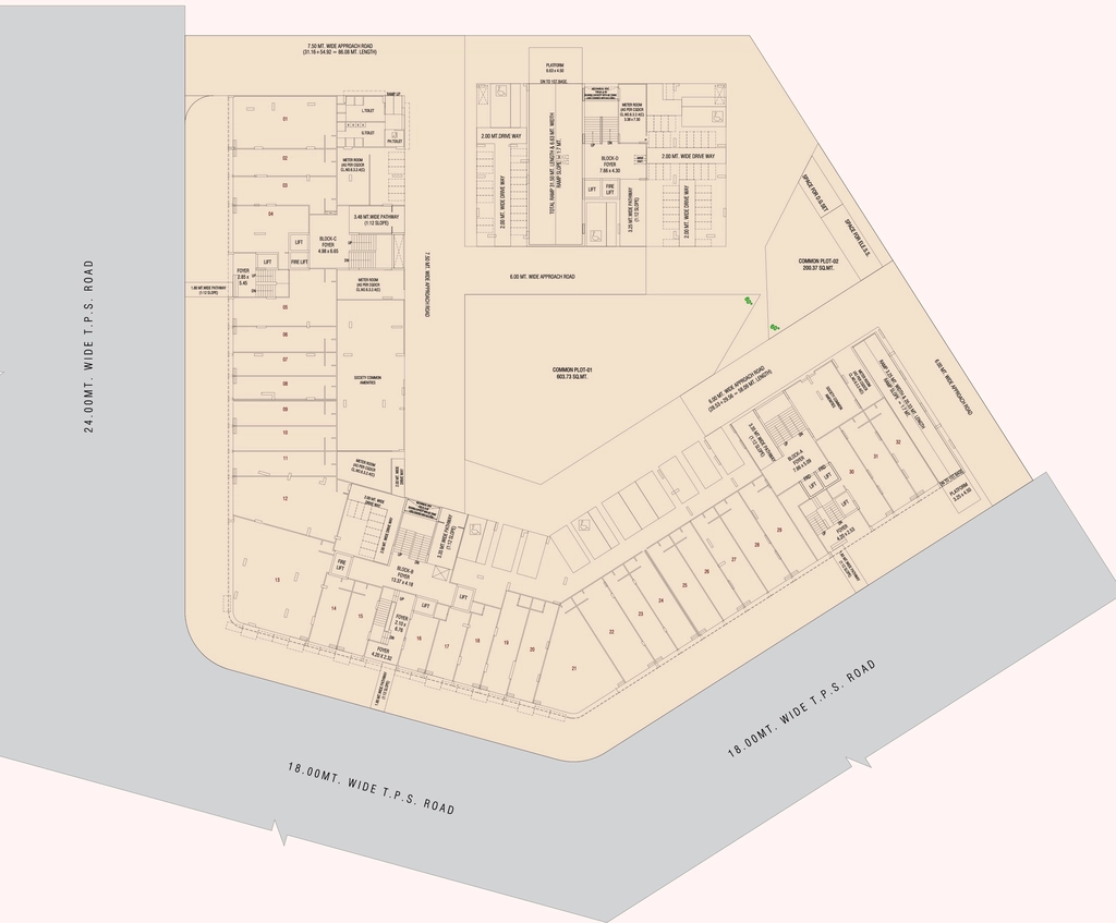 Master Plan of Commercial Nilkanth Shypram Lavish in New Ranip, Ahmedabad - Image 414436