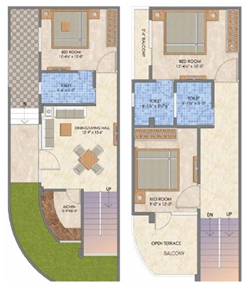 3 BHK Flat in Shree Sanskar Shiv Happy Homes in Vatika Road, Jaipur - Image 923121