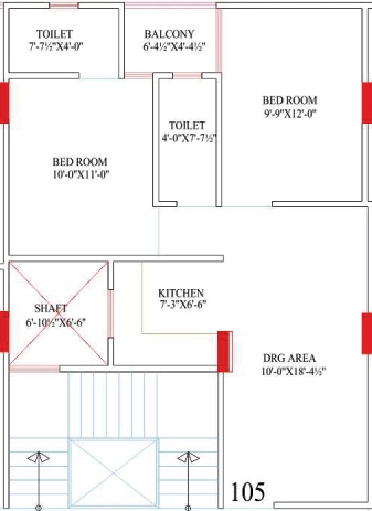 2 BHK Flat in Shri Balaji Heights 6 in Sirsi Road, Jaipur - Image 923123