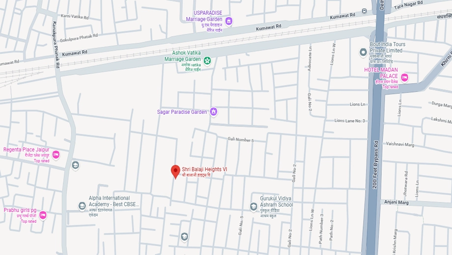 Location of Shri Balaji Heights 6 - Image 414493