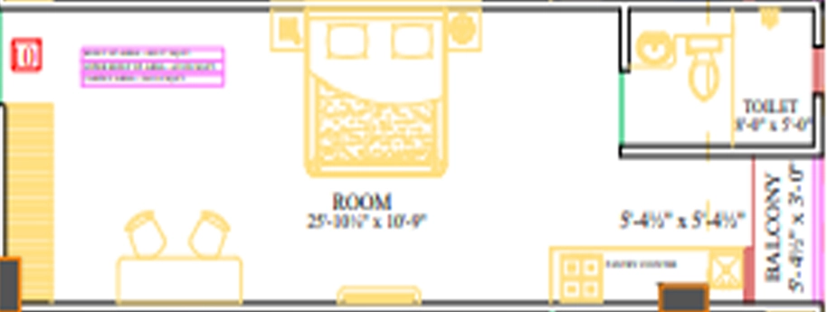 1 RK Studio Apartment in Skyline Arcadia in Mansarovar, Jaipur - Image 923130