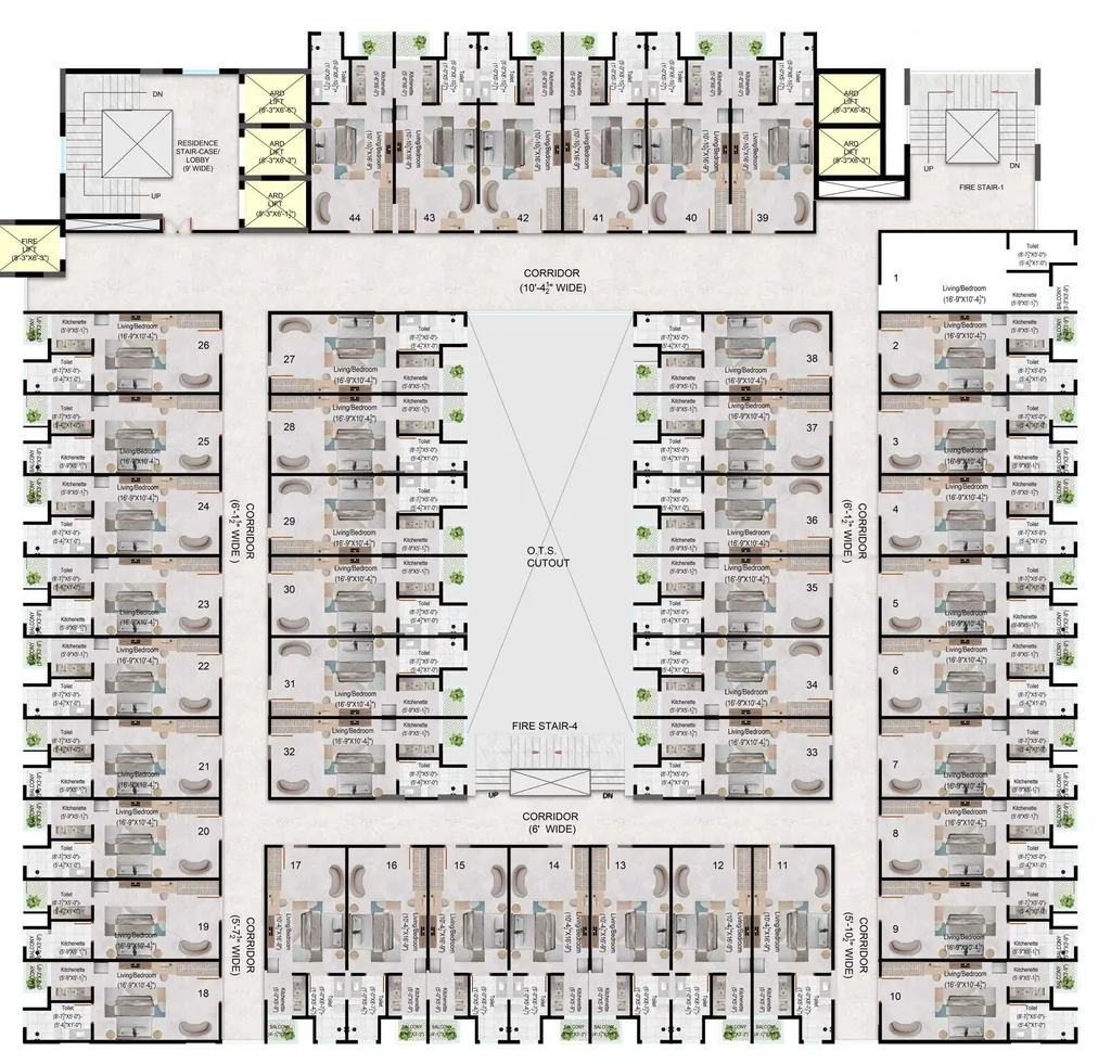Floor Plan of Virat NRI Avenue in Pratap Nagar, Jaipur - Image 414514