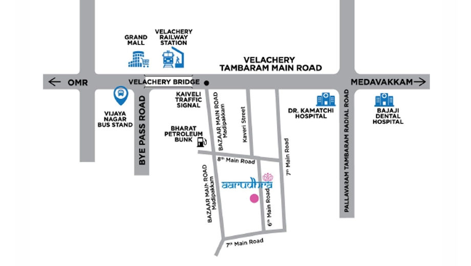 Location of Tuya Aarudhra in Madipakkam, Chennai - Image 414545