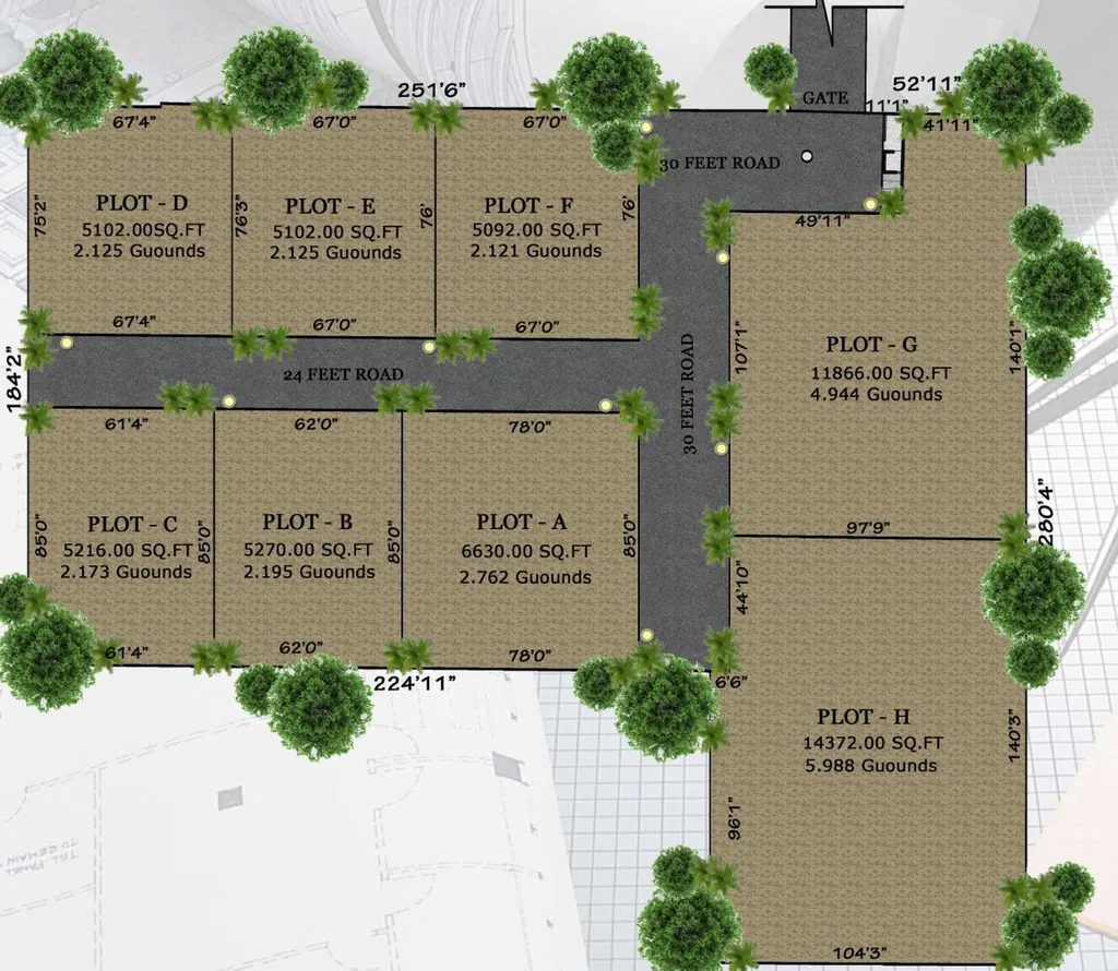 Master Plan of Bhoomi The Crown in Neelankarai, Chennai - Image 414566