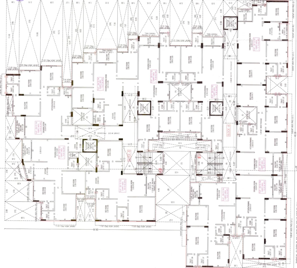 Floor Plan of Patel Shoolin Exotica in Isanpur, Ahmedabad - Image 414601