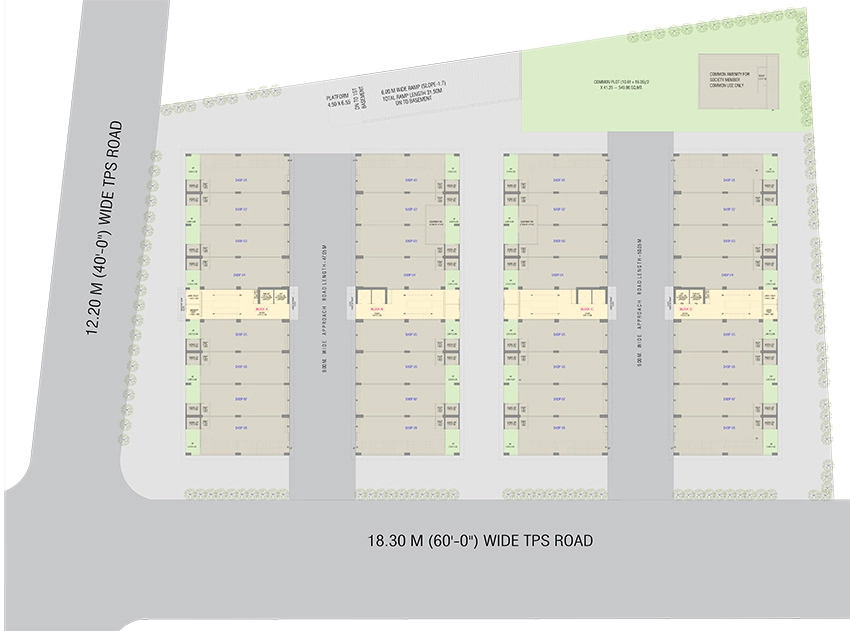 Master Plan of Aastha Apparel Park in Amraiwadi, Ahmedabad - Image 414624