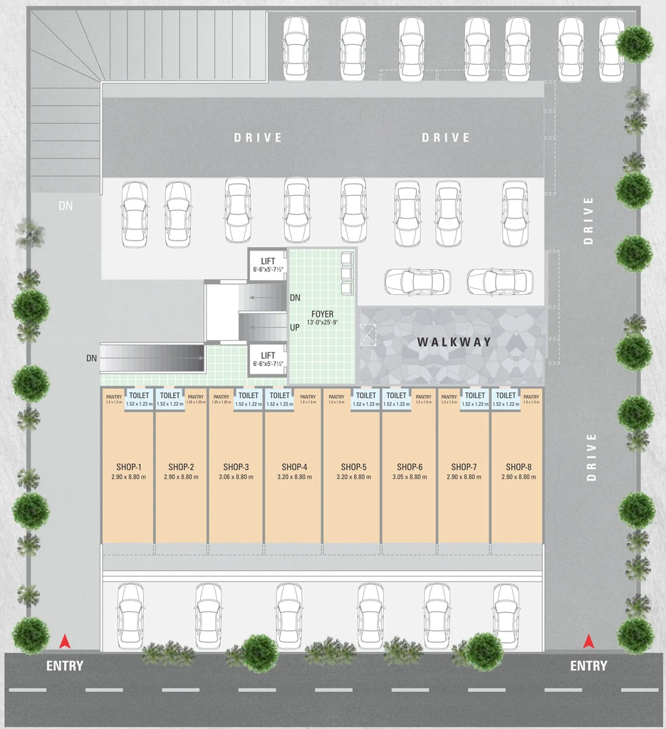 Master Plan of Prabhu Shree Rang Elegance in Nava Vadaj, Ahmedabad - Image 414632