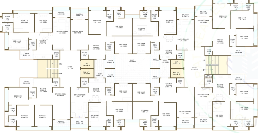 Floor Plan of Raj Pushpak 84 in Singarwa, Ahmedabad - Image 414671