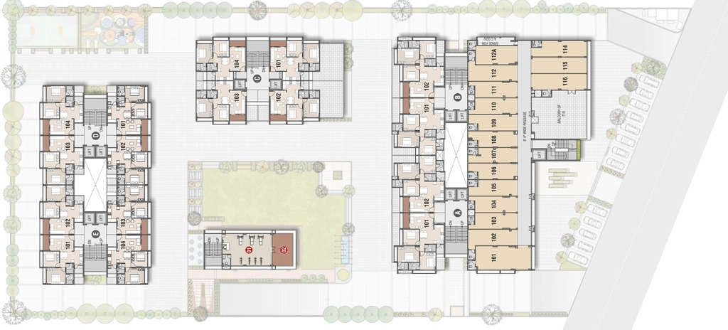 Master Plan of Commercial Rameshwar Sky in Visalpur, Ahmedabad - Image 414690