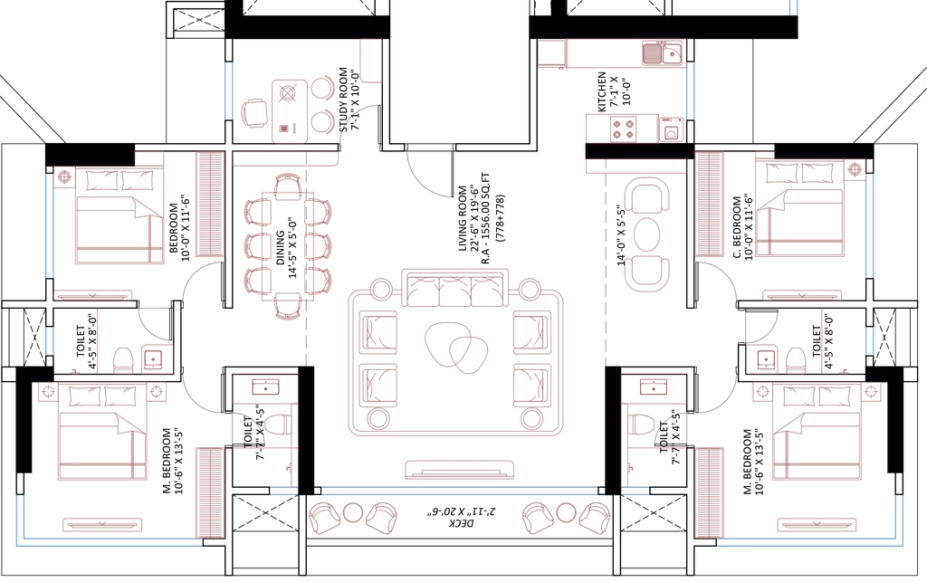 4 BHK Flat in Bhoomi Airavat in Borivali West, Mumbai - Image 923230