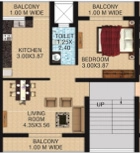 1 BHK Flat in Delvin JD Enclave in Assagao, Goa - Image 923234