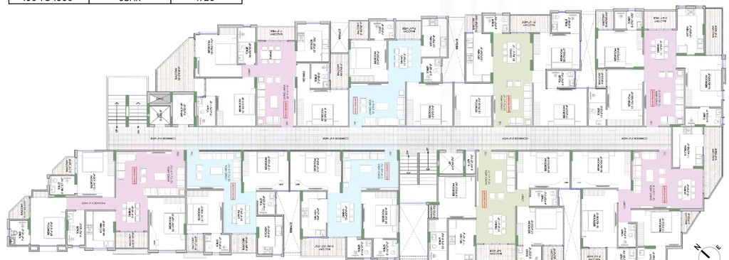 Floor Plan of Dukia Aerovista in Mansarovar, Jaipur - Image 414833